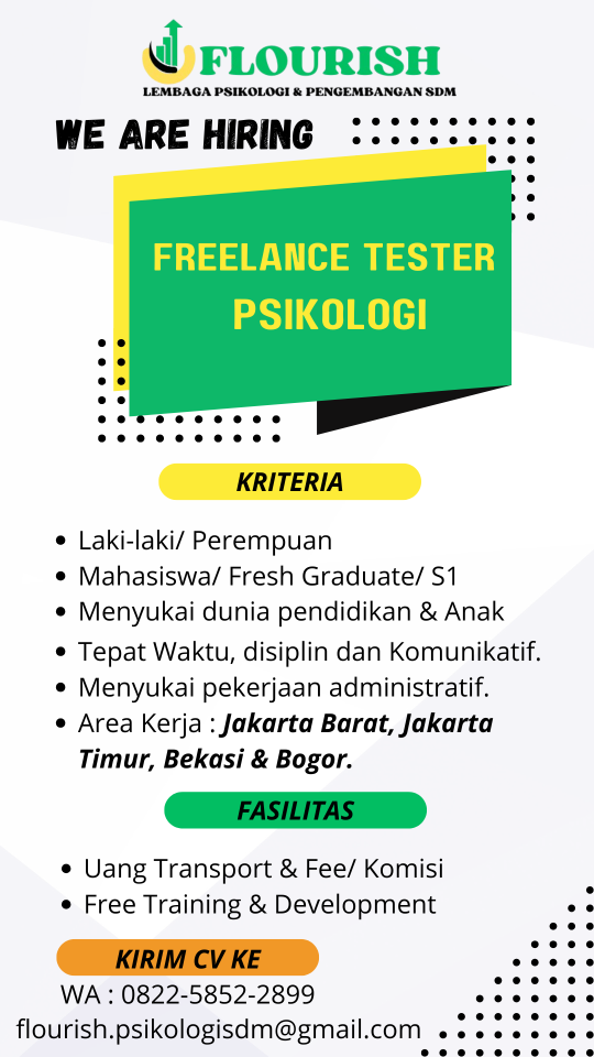 FREELANCE TESTER PSIKOLOGI